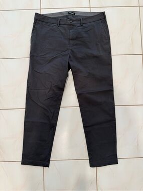 EXPRESS Slim Comfort Waist Hyper Stretch Chino - Dark Grey